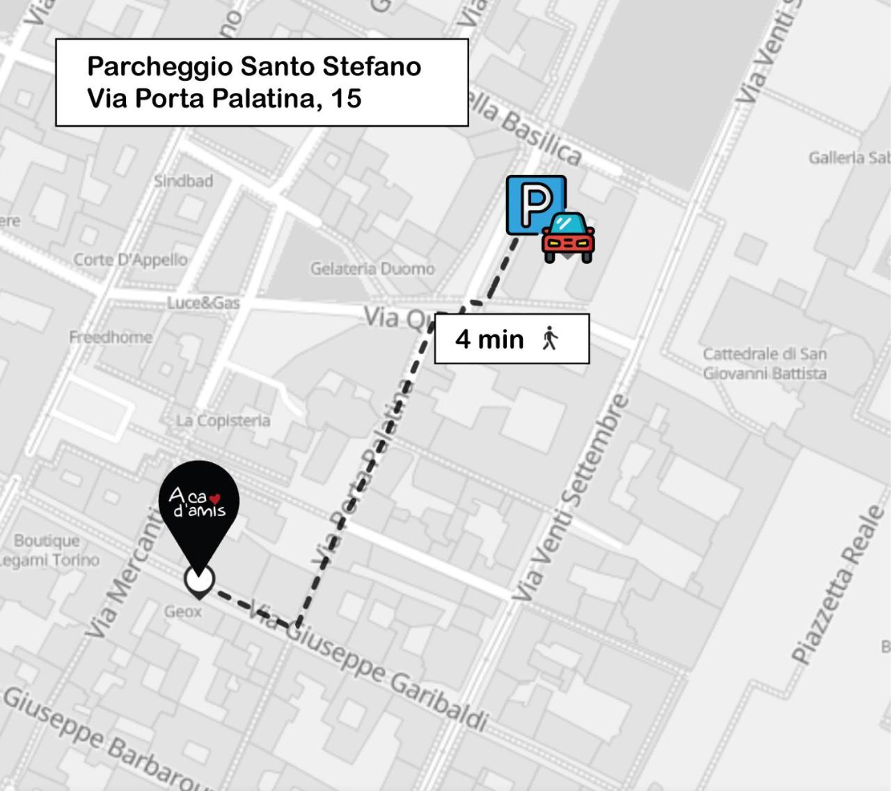 トリノAcadamis - Garibaldi 9 Bis - Piazza Castelloアパートメント エクステリア 写真